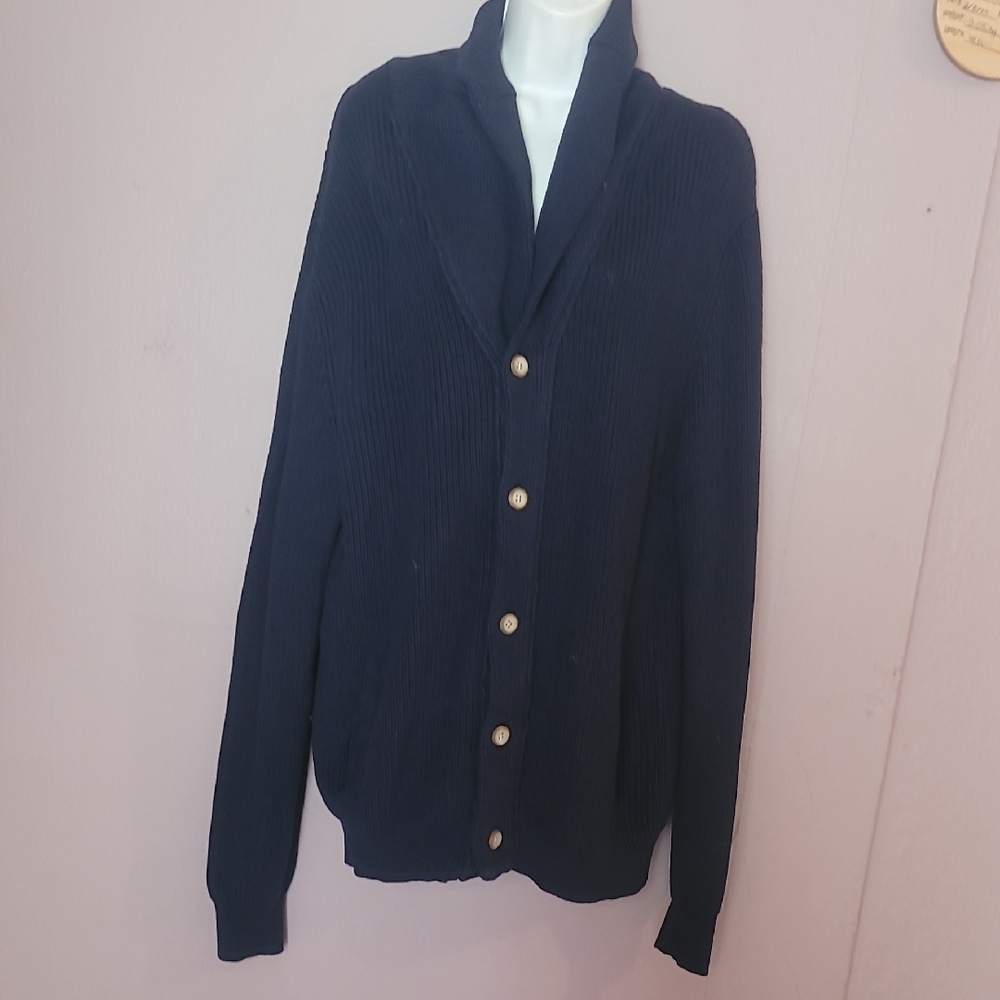 Sun + Stone Navy Blue Women's Sweater